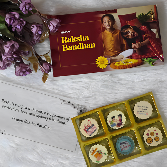 Raksha Delight - Elegant chocolates featuring your special memory